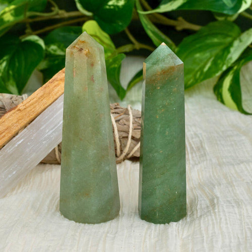 Green Aventurine Tower Styled - Down To Earth