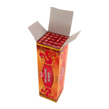 Load image into Gallery viewer, "Open box of HEM Dragon's Blood 8pk Display on a white background," - Down to Earth.
