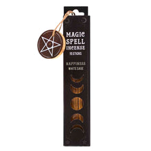Load image into Gallery viewer, Happiness White Sage Magic Spell Incense Sticks - Down To Earth

