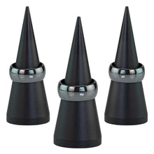 Load image into Gallery viewer, Thick Hematite Ring group photo on a white background - Down to Earth
