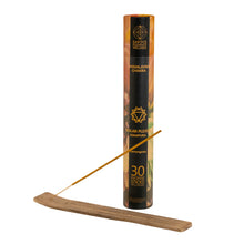 Load image into Gallery viewer, Himalayan Chakra Incense Sticks w/Burner Solar Plexus displayed on a white background - Down To Earth
