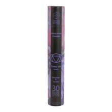 Load image into Gallery viewer, Himalayan Chakra Incense Sticks w/Burner Third Eye front side of packaging displayed on a white background - Down To Earth
