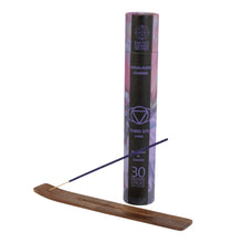 Load image into Gallery viewer, Himalayan Chakra Incense Sticks w/Burner Third Eye displayed on a white background - Down To Earth

