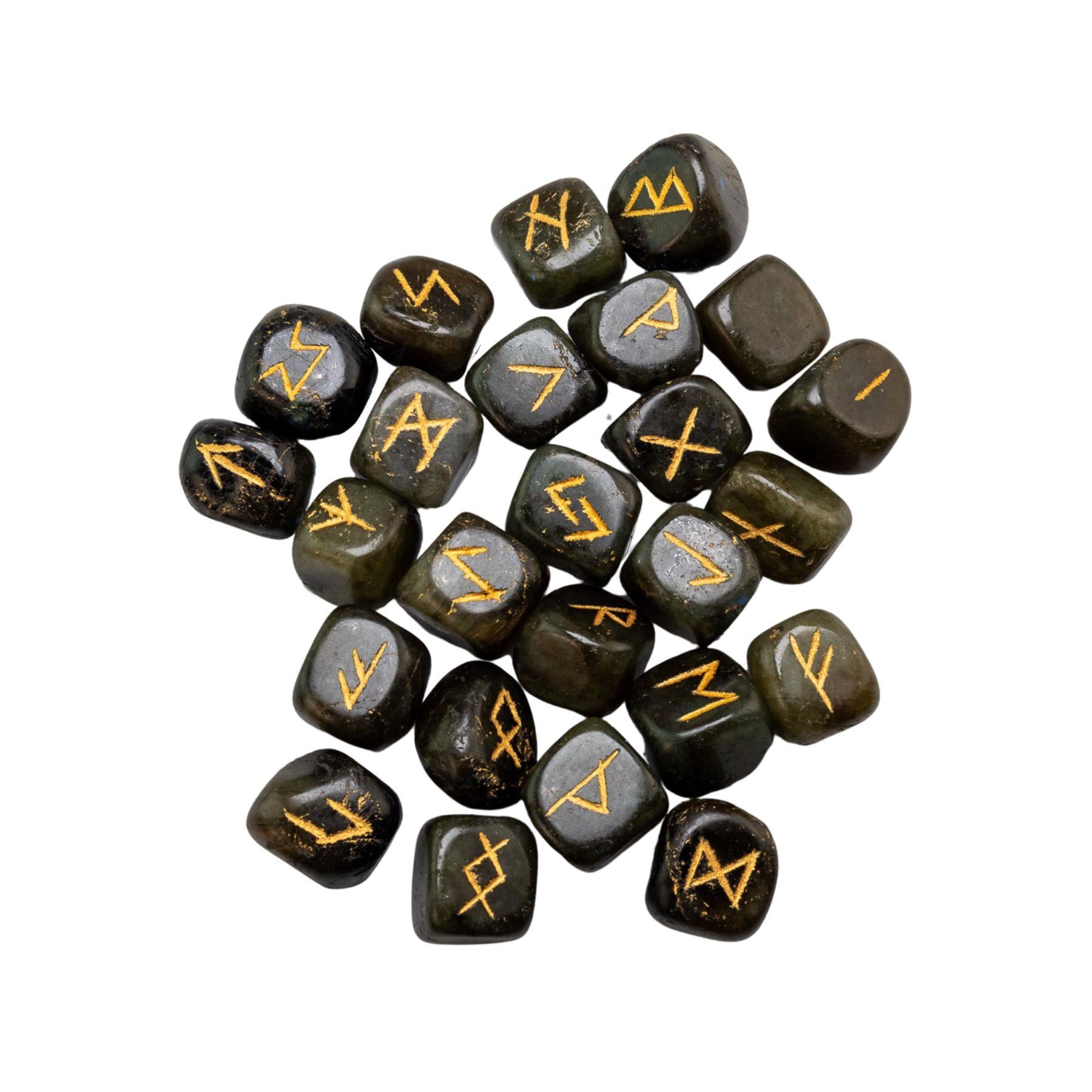 Labradorite Runes Crystal Rune Set – Down To Earth