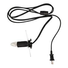 Load image into Gallery viewer, Large Lamp Cord &amp; Bulb displayed on a white background second angle - Down to Earth
