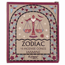 Load image into Gallery viewer, Libra Jasmine Zodiac Incense Cones - Down To Earth

