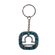 Load image into Gallery viewer, Libra Zodiac Resin Keychain - Down To Earth

