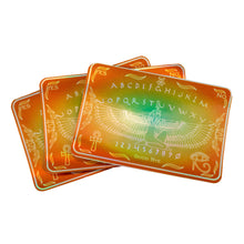 Load image into Gallery viewer, Orange Ma'at Design Holographic Sticker - Down To Earth
