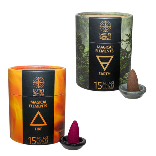 Magical Elements Incense Cones - Down To Earth