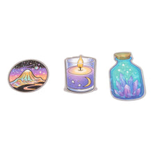 Load image into Gallery viewer, Magical Holographic Stickers displayed on a white background close up - Down to Earth 
