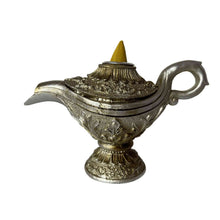 Load image into Gallery viewer, Magical Lamp Back Flow Incense Burner Other Side - Down To Earth
