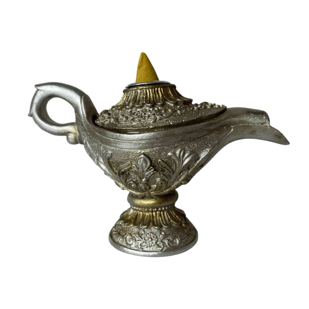 Magical Lamp Back Flow Incense Burner - Down To Earth
