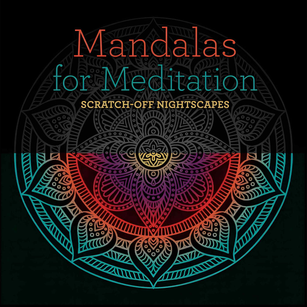 Mandalas for Meditation Scratch-Off Nightscrapes Cover - Down To Earth
