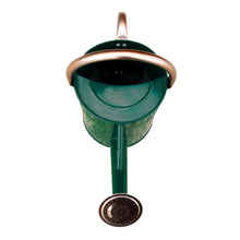 Load image into Gallery viewer, Metal Garden Watering Can top down displayed on a white background - Down to Earth
