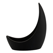 Load image into Gallery viewer, Mini Crescent Moon Planter right side displayed on a white background - Down to Earth
