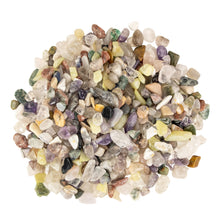 Load image into Gallery viewer, Mixed Crystal Chips 1lb top down displayed on a white background - Down To Earth
