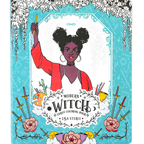 Modern Witch Tarot Coloring Book by Lisa Sterle- Down To Earth