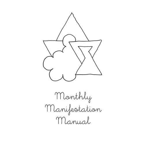 Monthly Manifestation Manuel Cover - Down To Earth