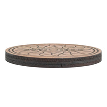 Load image into Gallery viewer, Moon Phrase Upright Incense Holder angled displayed on a white background - Down To Earth
