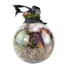 Load image into Gallery viewer, Morrigan Witch Ball back facing displayed on a white background - Down To Earth
