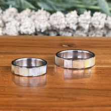 Load image into Gallery viewer, Mother of Pearl Ring group photo on a style background - Down To Earth
