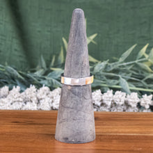 Load image into Gallery viewer, Mother of Pearl Ring on a style background - Down To Earth
