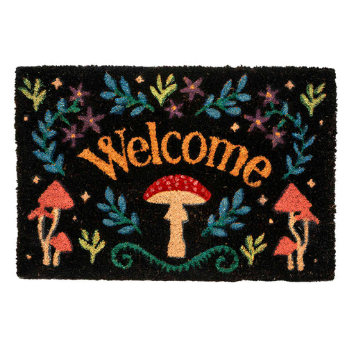 Mushroom Welcome Doormat - Down To Earth