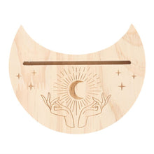 Load image into Gallery viewer, Mystical Hand Crescent Moon Tarot Card Holder - Down To Earth
