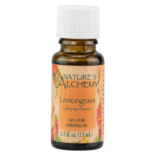 Load image into Gallery viewer, Nature’s Alchemy Essential Oil Lemongrass on a white background - Down to Earth
