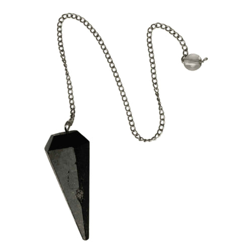 Nuummite Faceted Pendulum - Down To Earth
