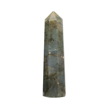 Load image into Gallery viewer, Labradorite Tower studio photo on a white background - Down to Earth
