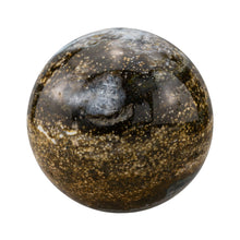Load image into Gallery viewer, Ocean Jasper Sphere on a white background - Down to Earth 
