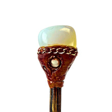 Load image into Gallery viewer, Opalite Crystal Hair Stick - Down To Earth
