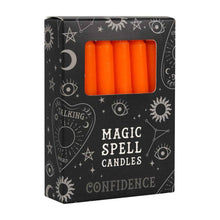 Load image into Gallery viewer, Orange Confidence Chime Candles - Down To Earth
