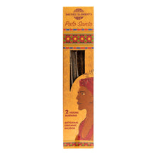 Load image into Gallery viewer, "Palo Santo Sacred Elements Incense Sticks 10pk on a white background," - Down to Earth.
