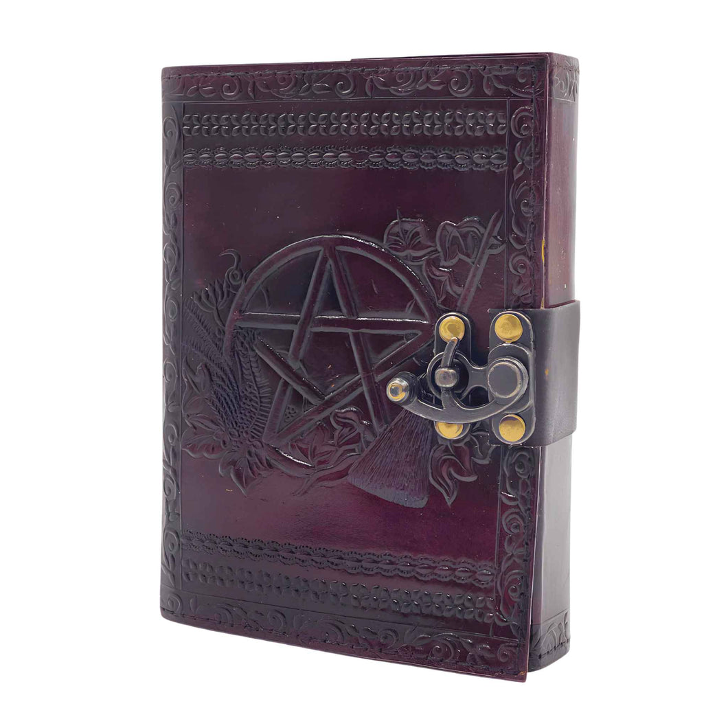 Pentagram Leather Journal - Down To Earth