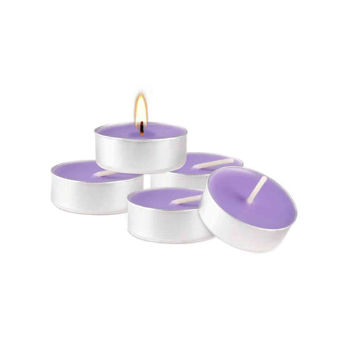 Purple Tea Light Candles - Down To Earth