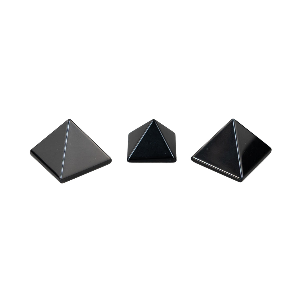 Mini pyramid Black Obsidian - Down to Earth 
