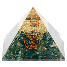 Load image into Gallery viewer, Orgonite Crystal Pyramid Bloodstone - Down to Earth

