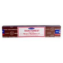 Load image into Gallery viewer, &quot;Single pack of Rain Forest Incense Sticks on a white background,&quot; - Down to Earth.
