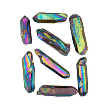 Load image into Gallery viewer, Rainbow Aura Quartz Points - Down To Earth
