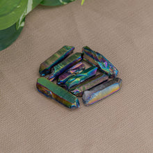 Load image into Gallery viewer, Rainbow Aura Quartz Points - Down To Earth
