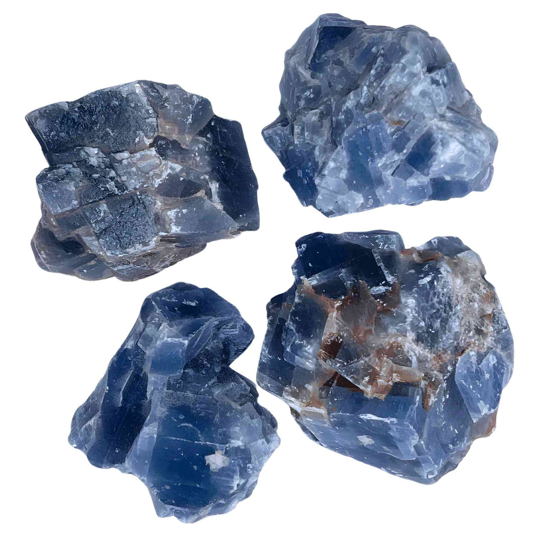 Raw Blue Calcite Crystals - Down To Earth 