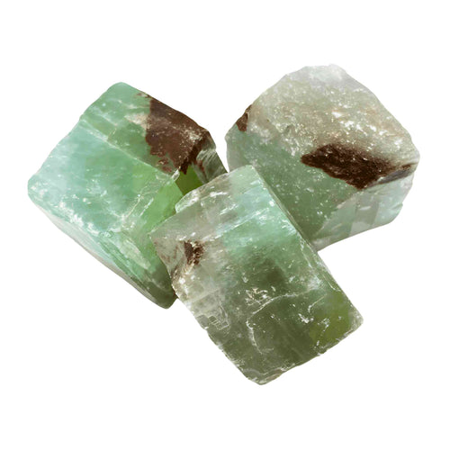 Raw Green Calcite Crystal - Down To Earth