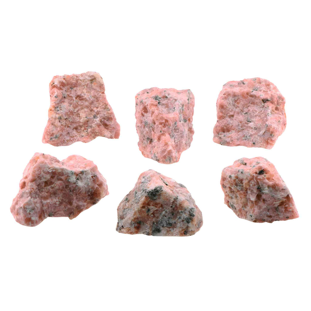 Raw Strawberry Calcite Crystals - Down To Earth