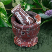 Load image into Gallery viewer, Red Zebra 3" Mortar and Pestle styled photo - Down to Earth
