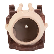 Load image into Gallery viewer, Rocking Chair Planter Pot top down displayed on white background - Down to Earth
