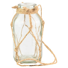 Load image into Gallery viewer, Hanging Glass Bottle on a white background - Down to Earth 
