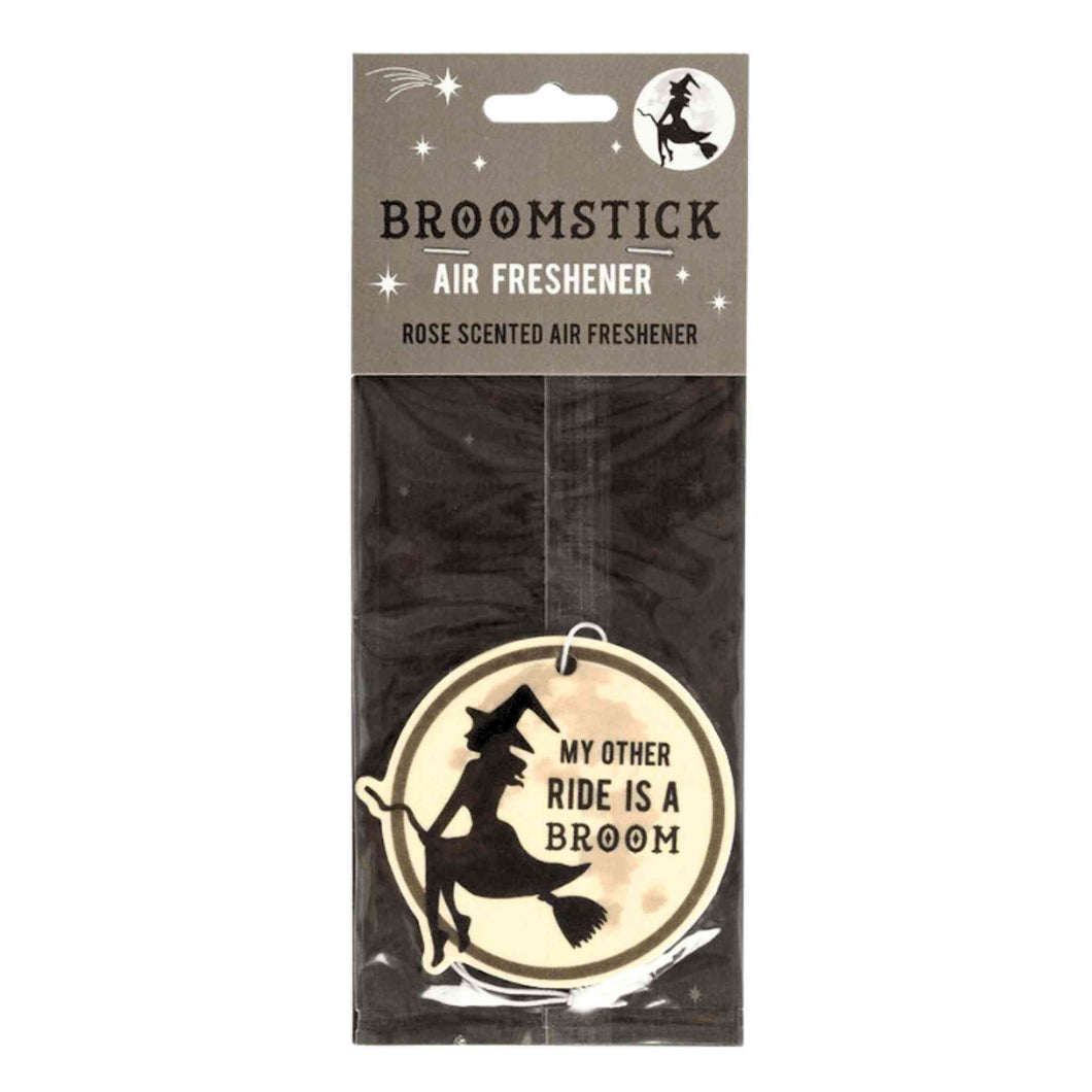 Rose Broomstick Air Freshener in Package - Down To Earth