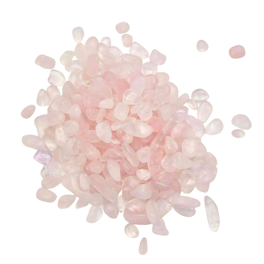 Rose Quartz Crystal Chips - Down to Earth